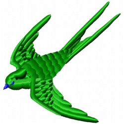 Small Birds Embroidery Design 8